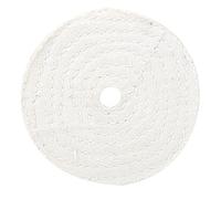 TOPINCN Roue de Polissage en Tissu 4 Pouces, Lot de 5 pour le Polissage Fin des Bijoux, Outil Abrasif en Coton Durable