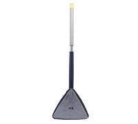 TOPINCN Serpillière Triangulaire avec Tête Rotative 360°, Perche Extensible 51,2 Cm pour Nettoyage de Fenêtres en Hauteur et Coins