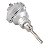 TOPINCN Sonde de Capteur de Température PT100, Détecteur de Température Haute Performance pour Contrôleurs, Tête de Terminal de Thermocouple à Filetage NPT 1/2'' pour Usage Industriel (Tube de
