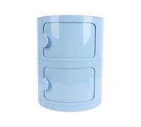 TOPINCN Table de Chevet Ronde en Plastique, Armoire de Rangement étroite, Petite Armoire de Rangement élégante Adaptée au Salon (3 Niveaux)