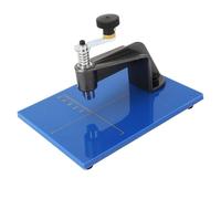 TOPINCN Table de Découpe de Verre Ronde avec Coupe-acier Durable et Accessoires pour Projets de Verre à Faire Soi-même