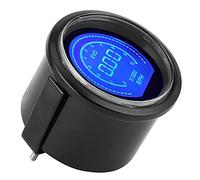 TOPINCN Tachymètre Numérique LCD 2 Pouces, Affichage Précis du Régime pour Voiture 12 V, Options de Lumière Rouge et Bleue pour Véhicules de Course, Matériau en Plastique Robuste et en Aluminium