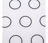 TOPINCN Tapis de Cuisson en Silicone Antiadhésif, Plaque à Biscuits Flexible pour Gâteaux et Pizzas, Essentiel de Cuisine 15,7x11,8 Pouces (rouge)