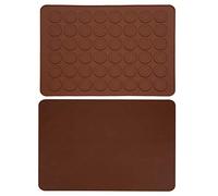TOPINCN Tapis en Silicone pour Macarons, Plaque de Cuisson Antiadhésive | Durable, facile à nettoyer, résistant à la chaleur jusqu\'à 230 ℃, silicone de qualité alimentaire, idéal pour la
