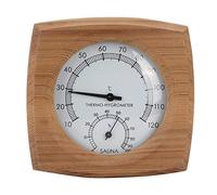 TOPINCN Thermomètre/hygromètre en bois 2 en 1 pour salle à vapeur