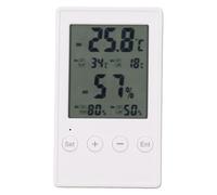 TOPINCN Thermomètre Hygromètre Numérique pour Dortoir Familial, Entrepôt, Grand écran et Portable avec Sonde