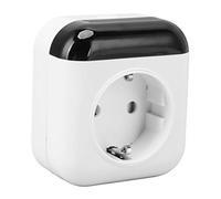 TOPINCN Thermostat WiFi Intelligent Programmable Prise de Courant Télécommande Blanc Thermostat sans Fil Prise de Courant Thermostat Intelligent pour Pièce Intérieure 2,4 GHz WiFi EU Plug