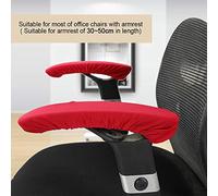 TOPINCN Une Paire de Housses D'accoudoirs élastiques pour Chaise de Bureau, Protection de Bras Souple pour Une Utilisation Universelle, Garde au Chaud en Hiver, 4 Saisons Disponibles (WINE RED)