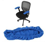 TOPINCN Une Paire de Housses D'accoudoirs élastiques pour Chaise de Bureau, Protection de Bras Souple pour Une Utilisation Universelle, Garde au Chaud en Hiver, 4 Saisons Disponibles (BLUE)