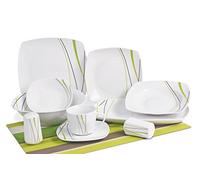 Topkapi TK520 959, Service de Table 40 pièces En porcelaine Modèle "Spring Wave"