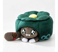 TOPLITHE Oreiller en Peluche Star Rail, Oreiller Maison 3D en Forme de Chat, Déco Anime for Fans de Jeux