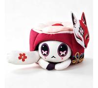 TOPLITHE Oreiller en Peluche Star Rail, Oreiller Maison 3D en Forme de Chat, Déco Anime for Fans de Jeux