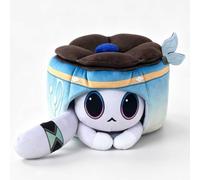 TOPLITHE Oreiller en Peluche Star Rail, Oreiller Maison 3D en Forme de Chat, Déco Anime for Fans de Jeux