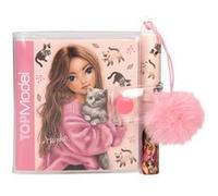 TOPModel mini bloc-notes avec crayon Rose