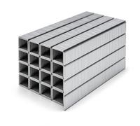 Topolenashop Agrafes Métalliques 6/4 mm Argenté - Lot de 3000 Pièces pour Agrafeuses Standard - Compatible Art 130 - Perfore 2 à 15 Feuilles de 80 g/m²