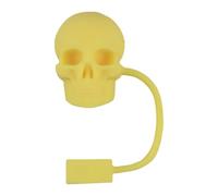 Topper de paille de crâne, couverture de paille de crâne | Couverture de squelette en silicone - Capuchons de couverture de de mignon, garniture de en forme de pour pa