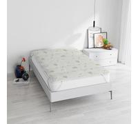 Topper matelassé Aloe avec élastiques, carré et Demi 120 x 195 cm