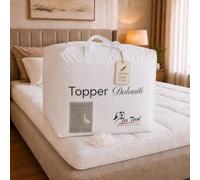 Topper pour matelas en duvet Oca Tex Tirol DOLOMITI 50 % duvet d'oie/50 % duvet d'oie - Double King 180 x 200 cm