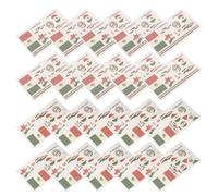 TOPPERFUN 20 Autocollants Temporaires Drapeau Mexicain Imperméables pour Visage et Corps 20 Pcs Décorations Fête Mexique pour Événements Sportifs Matchs de Football Fête de