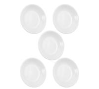 TOPPERFUN 5 Pièces Plat de Remplacement pour Chauffe-Cire, Petit Plateau | Fondant Parfumé pour Bruleur, Coupelles pour Brûleur à Cire, Blanc Réutilisable, Compatible Lampe Aromathérapie