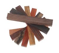TOPPERFUN 8pièces Kit De Tournage Stylo Bois Exotique Pour Bricolage Fournitures Diy Légères Et Faciles à Personnaliser Bois Naturel Pour Créations Artisanales