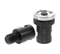 TOPPERFUN Adaptateur pour Meuleuse D'angle 2 Pièces en Acier Noir, Connexion Stable et Rapide, Tête de Conversion pour Perceuse Électrique pour Construction et Fabrication de Meubles