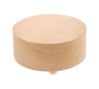 TOPPERFUN Base de Boîte à Musique Ronde Bois DIY Accessoire Créatif pour Loisirs Base Compacte Légère pour Fabrication Artisanale et Décoration Élégante