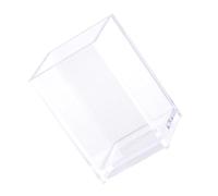 TOPPERFUN Boîtier de Rangement de Bureau Carré en Plastique Transparent pour Maquillage et Petits Objets Grosse Capacité pour Usage Domestique et Bureau