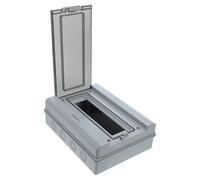 TOPPERFUN Coffret Électrique 12 Voies Extérieur Étanche en Plastique Blanc Boîte de Distribution pour Protection les Courts-circuits et Distribution D'énergie Utilitaire