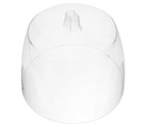 TOPPERFUN Dôme de Râpe à Fromage en Acrylique Transparent, Couvercle Rotatif Manuel Design Simple et Lignes Lisses Usage Facile Rangement Pratique