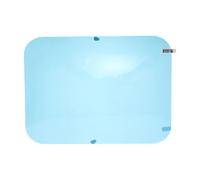 TOPPERFUN Film Anti-buée pour Miroir de Salle de Bain 32 X 24 Cm Film Protecteur Imperméable Autocollant Coins Arrondis de Recouvrement Transparent Coiffeuse Protection la Condensation