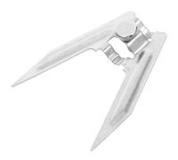 TOPPERFUN Fourchette Rotative INOX pour Poulet Rôti Compatible Four à Rôtir Accessoire Cuisine Facile à Nettoyer