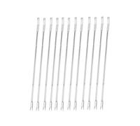 TOPPERFUN Fourchettes à Fruits de Mer 12pcs en Acier Inoxydable Argenté Multifonctionnelles pour Casser Coquilles Dures et Faciles à Nettoyer, Usage Domestique et Restaurant