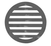 TOPPERFUN Grille de Cuisson Ronde en Fer 145mm pour Barbecue Charbon | Grillrost, Ventilation Améliorée, Chaleur Homogène, Nettoyage Facile, pour Barbecues et Backpacking