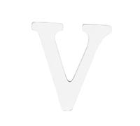 TOPPERFUN Lettre V Décorative Bois pour Maison Mariage et Fête Anniversaire Blanc Ornement Rustique et Élégant