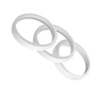TOPPERFUN Pièces de Rechange pour Piscine, Accessoire de Piscine, Pneu pour Robot Nettoyeur de Piscine en Caoutchouc Blanc, Lot de 3, Compatible 180 280 360 380, Usage extérieur