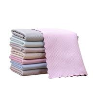 TOPPERFUN Torchons à Vaisselle 25x25 Cm en Tissu Épaissi Multi-Usage, Chiffon à Poussière Absorbant sans Peluche, Lot de 10 Pièces Couleurs Variées pour Nettoyage La Cuisine Et Maison