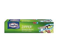 Toppits 2049649 Zipper Sac Multi-Usages 3 L 8 Pièces