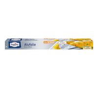 Toppits Feuille d'aluminium extra large, 10 m, largeur 44 cm, carton distributeur, argenté