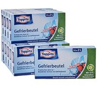 Toppits Lot de 35 sacs de congélation Transparent 2 l