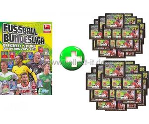 Topps Bundesliga 2015/16 - Autocollants à collectionner - Album + 100 sachets