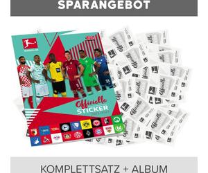 Topps Bundesliga Sammelsticker 2021/22 - Komplettsatz + Album
