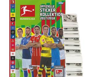 Topps Bundesliga Sticker 2017/18 Jeu complet + Album