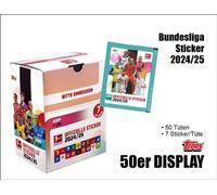 Topps Bundesliga Sticker 2024/2025 - 50 pièces DISPLAY