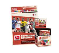Topps Bundesliga Sticker à collectionner 2023/24 - 1 présentoir (50 sachets) + Sticker-Starter(Album incl. 20 stickers)