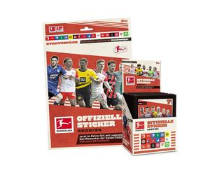Topps Bundesliga Sticker à collectionner 2023/24 - 1 présentoir (50 sachets) + Sticker-Starter(Album incl. 20 stickers)
