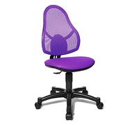 Chaise de bureau pour enfants Topstar / chaise pivotante Open Art Junior en tissu maillé violet