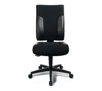 Topstar Chaise de bureau pivotante avec mécanisme synchrone noir/noir 420-540 mm sans ac Quantité:1