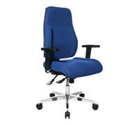 Topstar Chaise de bureau pivotante avec mécanisme synchrone ponctuel bleu 430-510 mm san Quantité:1