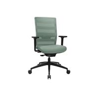 TOPSTAR Chaise de Bureau pivotante SITNESS AirWork avec accoudoirs réglables Vert Menthe